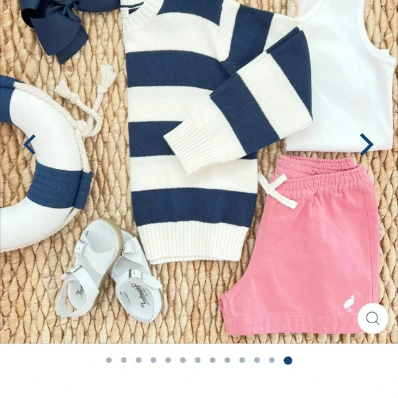 The Beaufort Bonnet Company Other - The Beaufort Bonnet Company Seaton Sweater Nantucket Navy / Palmetto Pearl Sz 10